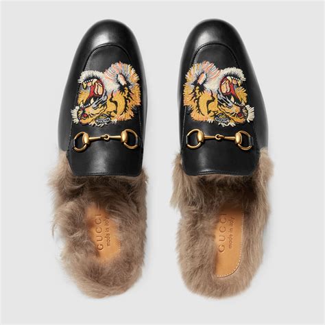 gucci tiger fur loafers|Gucci tiger for sale.